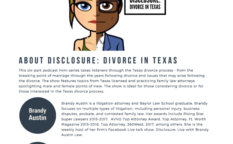  Disclosure: Divorce in Texas – Podcast Teaser