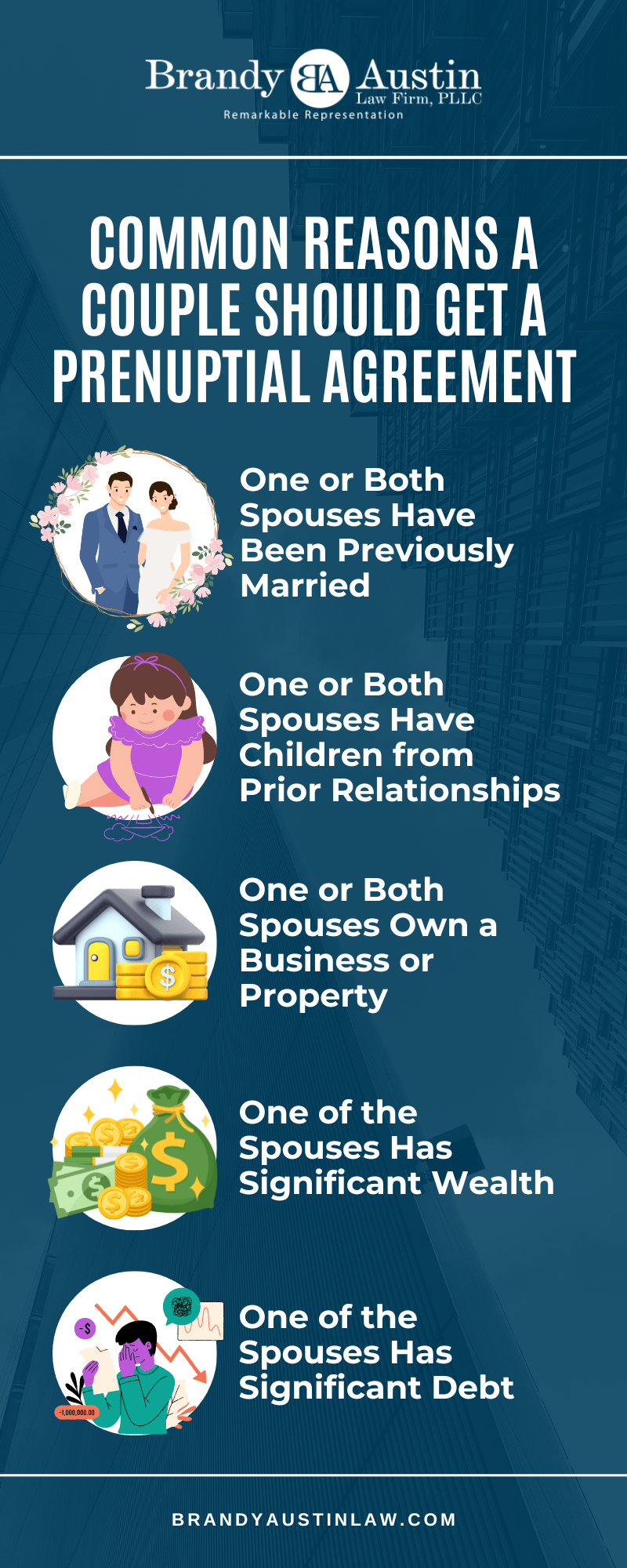 Common Reasons A Couple Should Get A Prenuptial Agreement Infographic