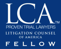 LCA - Proven Trial Lawyers - Litigation Counsel of America Fellow - icon