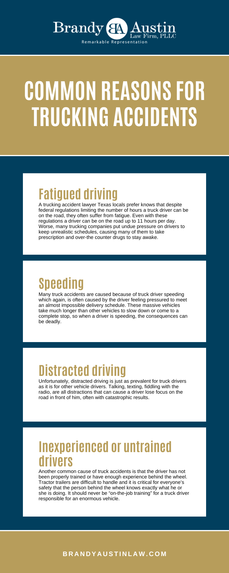 Texas trucking accident lawyer Infographic